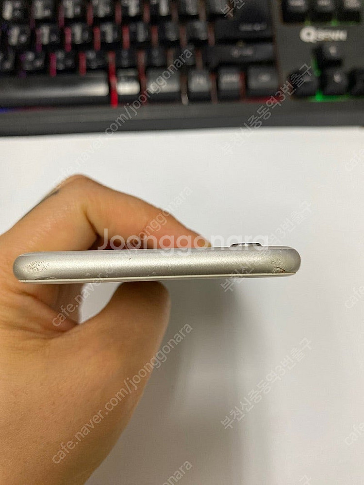 206081 아이폰6 실버 외관깔끔 64GB 배터리성능94% 인스타감성카메라 전용폰추천 8만 부천--3